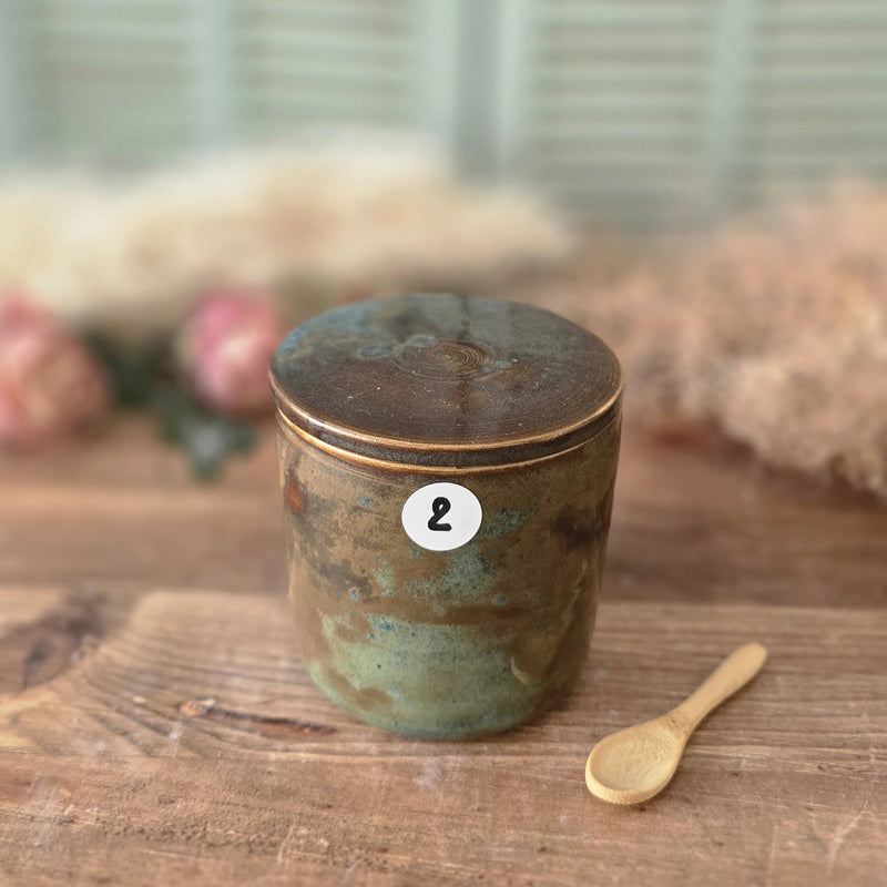 Pot en céramique – pour thé, sel...