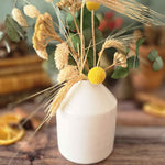 Vase "chardon blanc"