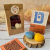 Coffret “Lettre fleurie” – Graines & Savons cœurs