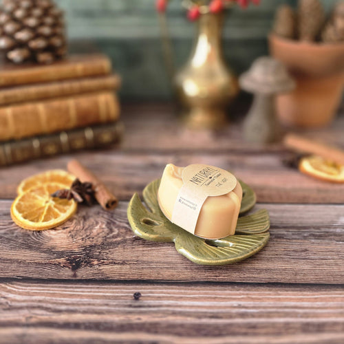 Porte-savon "Feuille Sauvage"