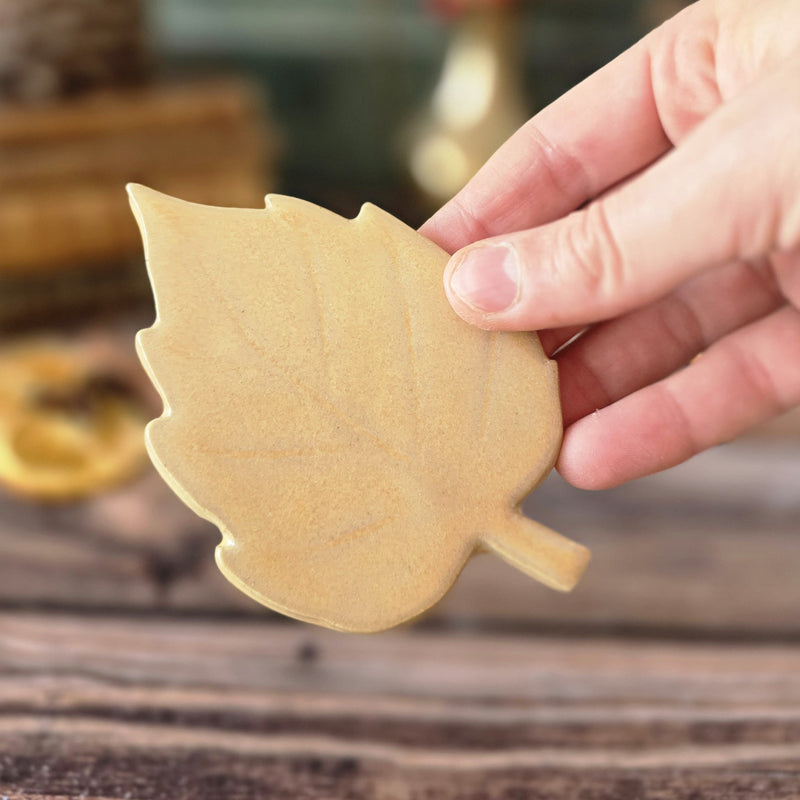 Sous-tasse / déco murale  "Souffle de Feuille"