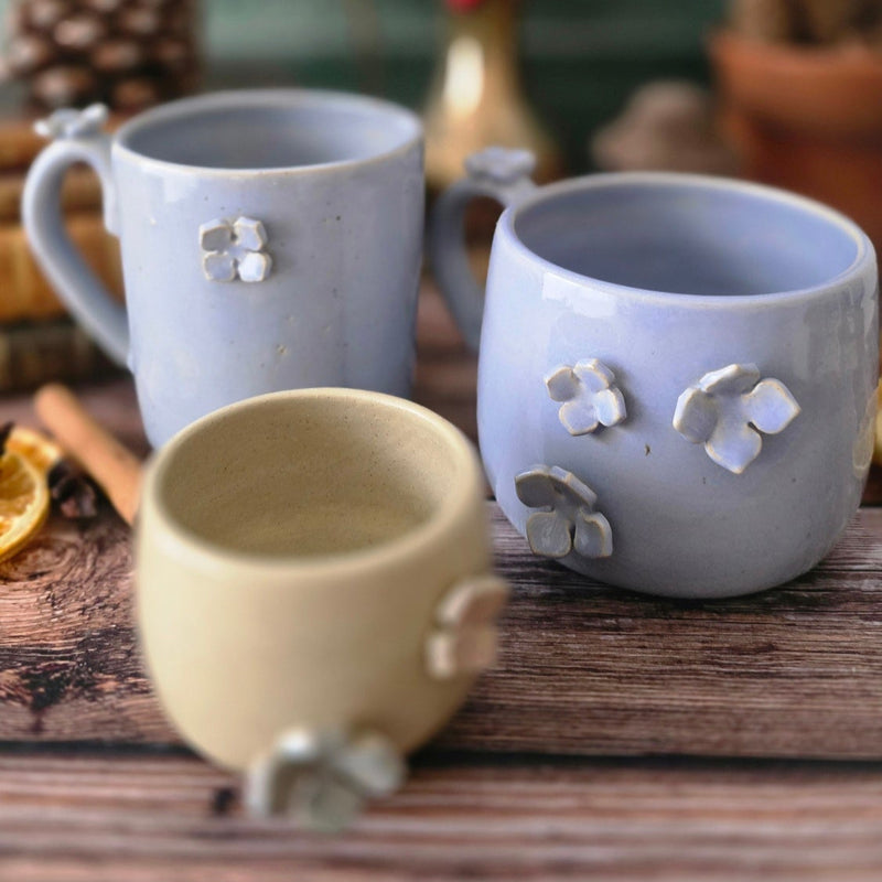Tasses "Brume & Hortensia"