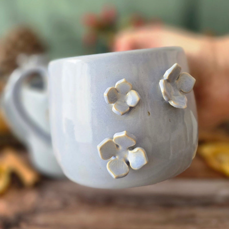 Tasses "Brume & Hortensia"