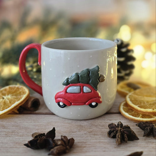 Tasse “En route vers Noël” - Édition Noël